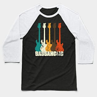 Bass Guitar Player Bassaholic Bass Player Guitarist Baseball T-Shirt